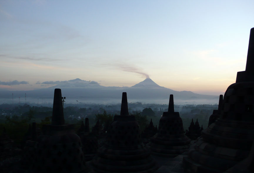 Buddha stupa Borobudur Java