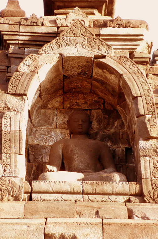 Buddha fourth level Borobudur Java