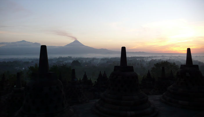 Merapi Borobudur Merbabu Java