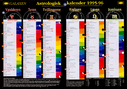 Galaxen Calendar 1995