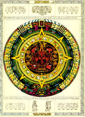 Sagittarius - Aztec Sun Disk